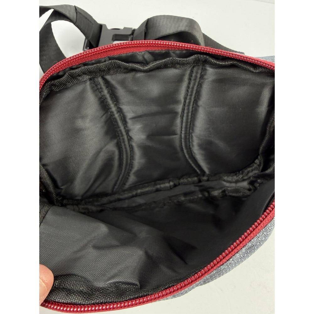 Hensel Phelps Belt Bag Golf Nylon Gray Red Plan Build Manage Waist Pack New - Picture 4 of 7